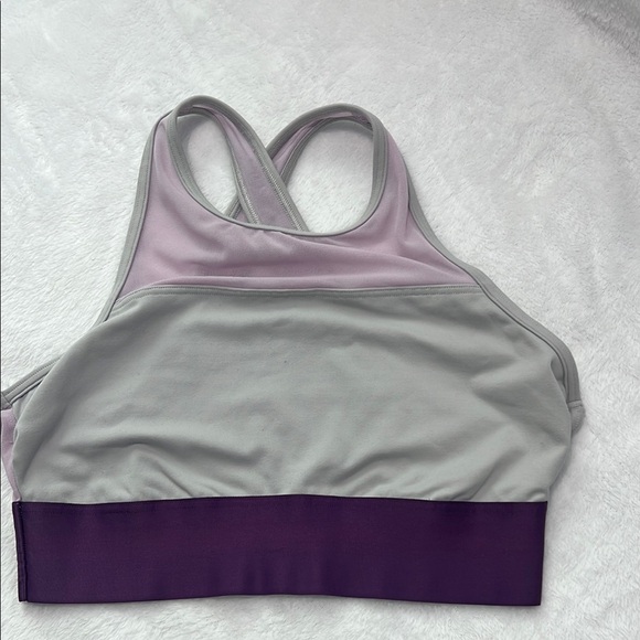 Aerie Blue and Purple Sports Bras Seamless Support - Picture 7 of 9